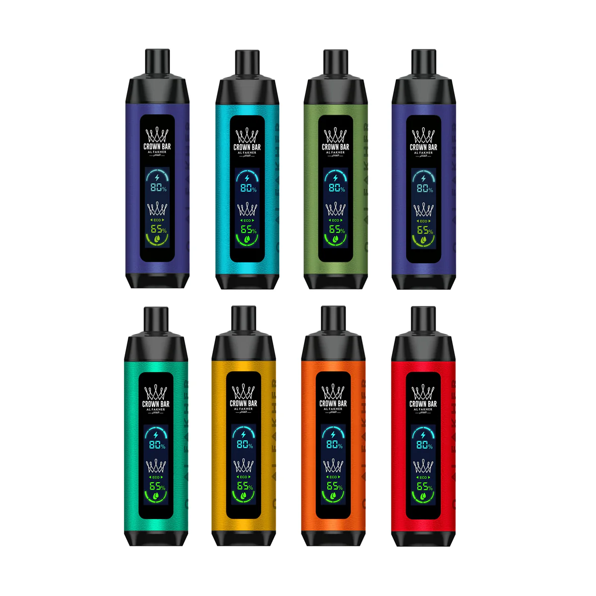 Kit jetable rechargeable Al Fakher Crown Bar 8000 Pro Dual Mode (Big Cloud)