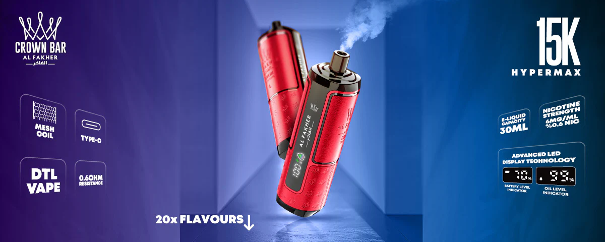 Kit jetable AL Fakher Crown Bar 15K Hypermax