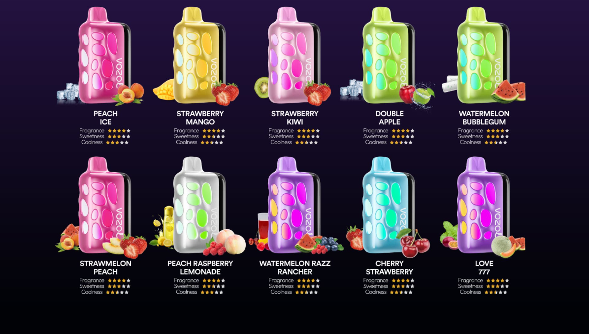 Kit jetable rechargeable Vozol Rave 40000 Puffs