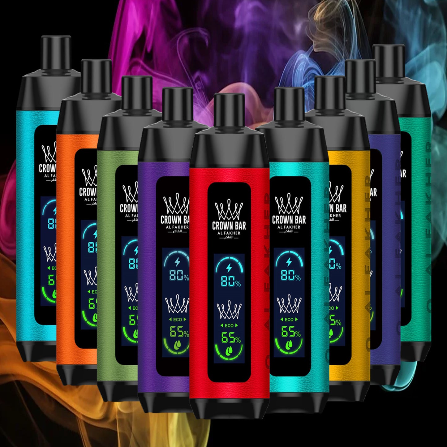 Kit jetable rechargeable Al Fakher Crown Bar 8000 Pro Dual Mode (Big Cloud)