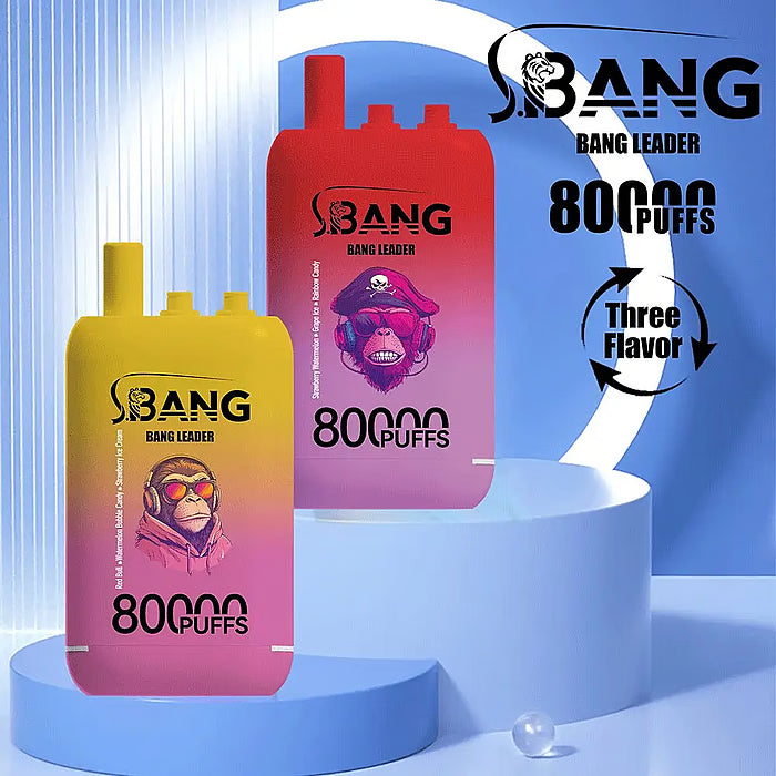 Kit jetable Bang Leader 80000 Puff 3-in-1 Flavor 80K Pas Cher |  fr.vapormo.com  frvapormo