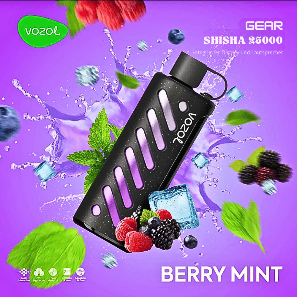 Kit jetable Vozol GEAR SHISHA 25000 Puffs