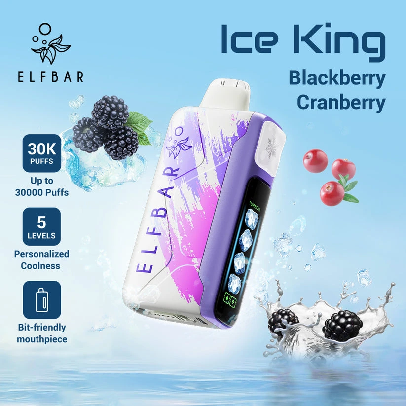 Kit jetable rechargeable ELF Bar Ice King 30K (30000 Puffs)