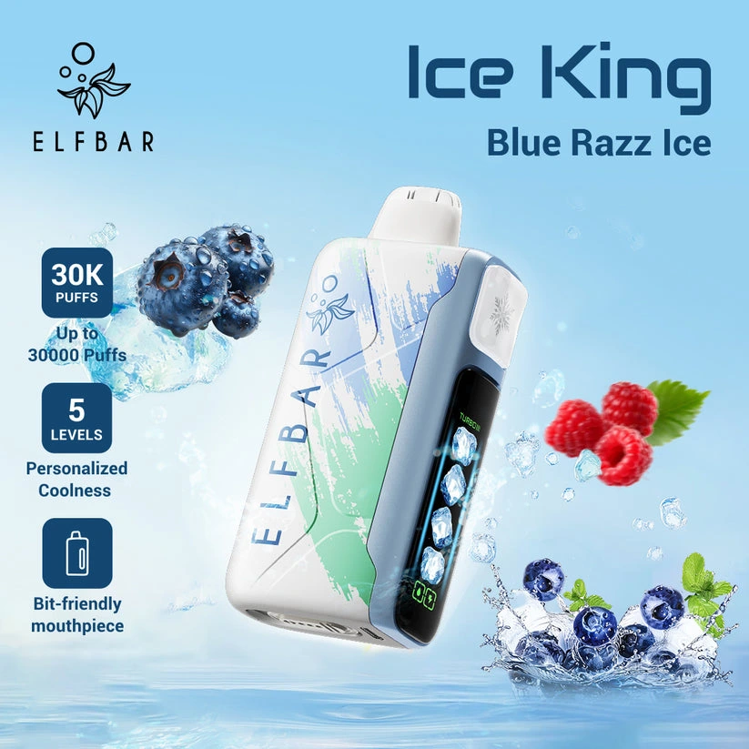 Kit jetable rechargeable ELF Bar Ice King 30K (30000 Puffs)