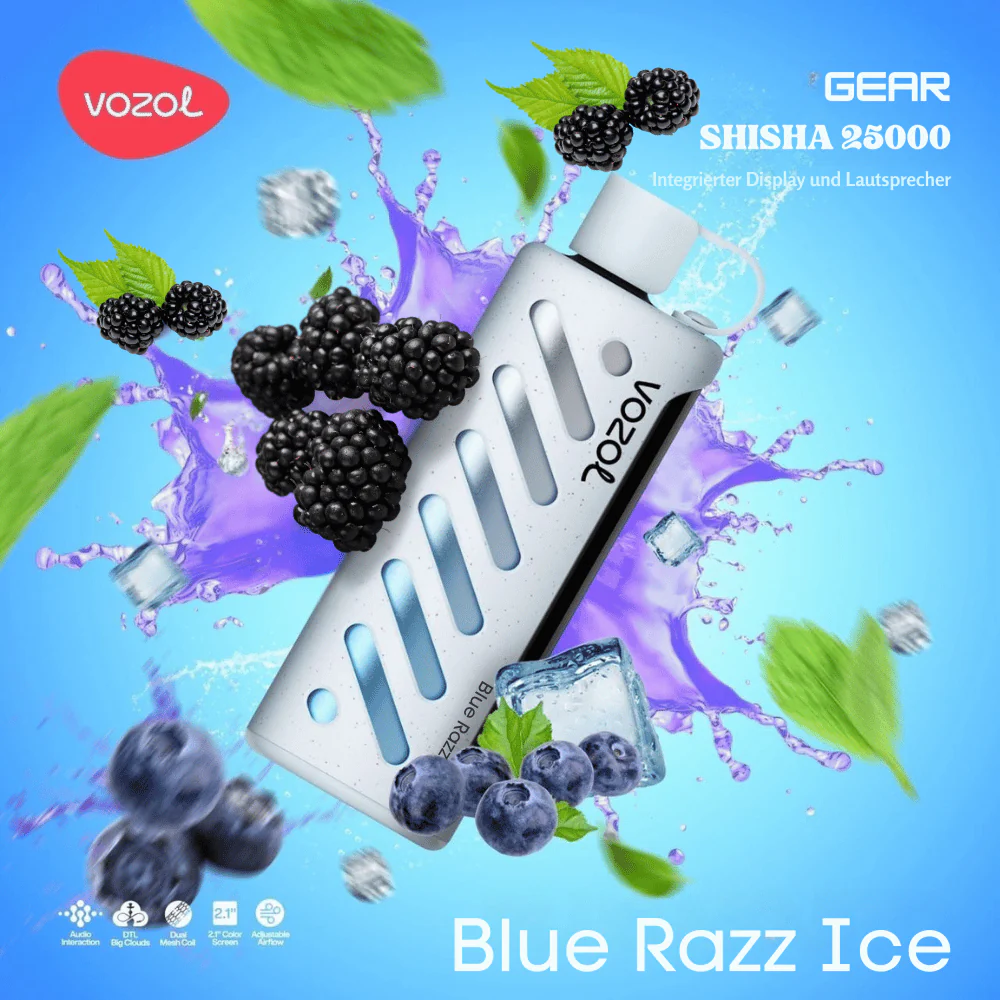 Kit jetable Vozol GEAR SHISHA 25000 Puffs