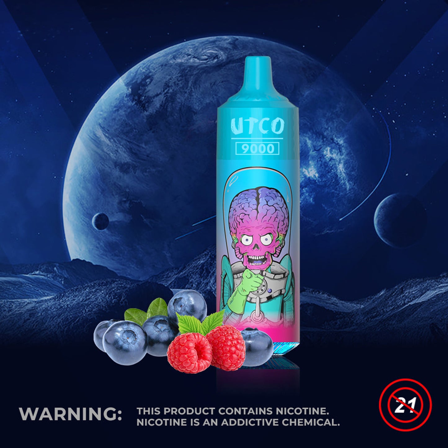 Kit UTCO Aliens 9000 Tornado puff cigarette électronique jetable 20mg