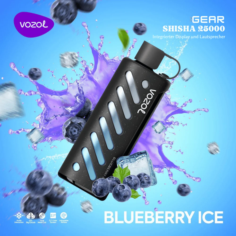 Kit jetable Vozol GEAR SHISHA 25000 Puffs