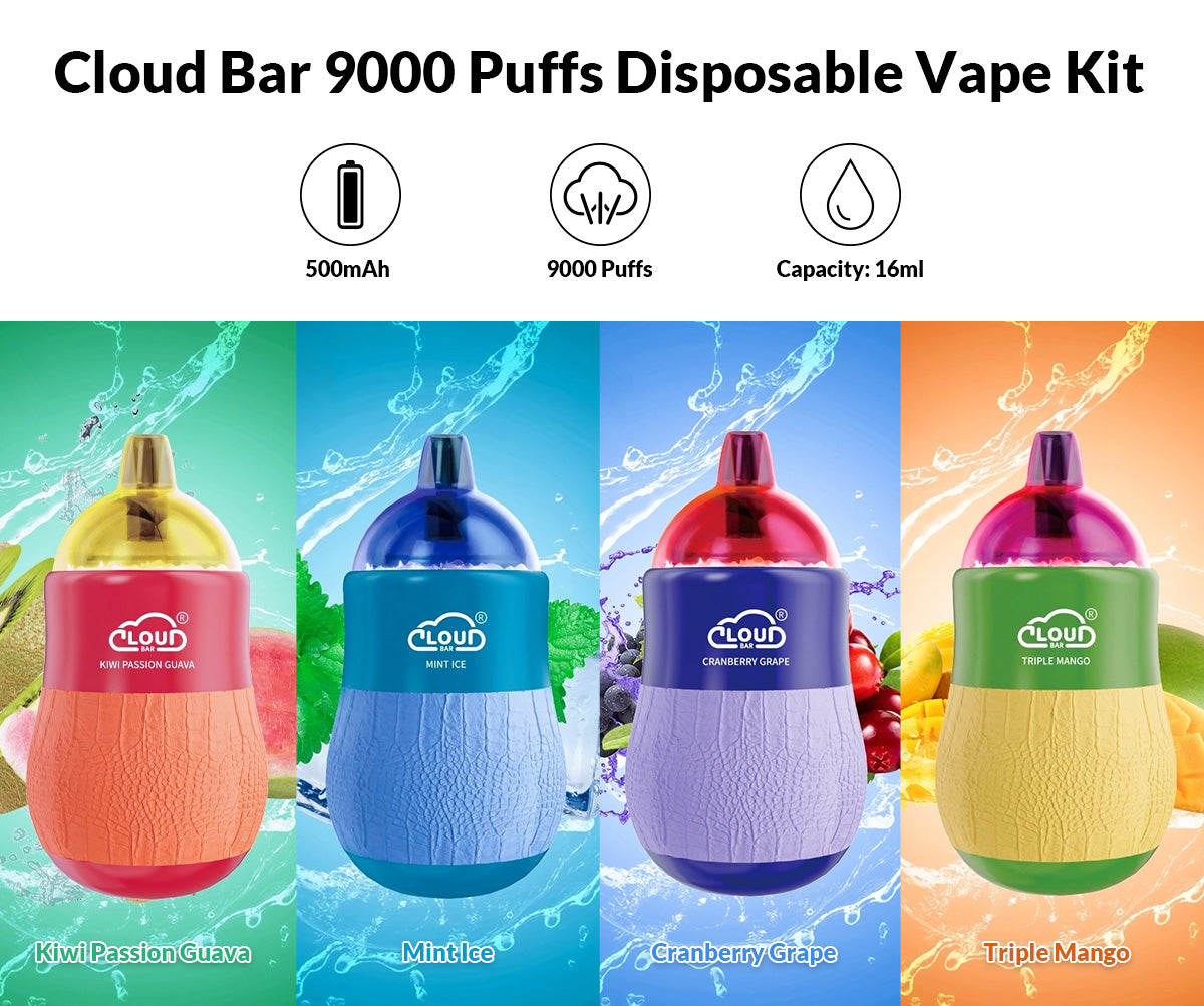 Kit jetable Cloud Bar 9000 Puffs 16ml