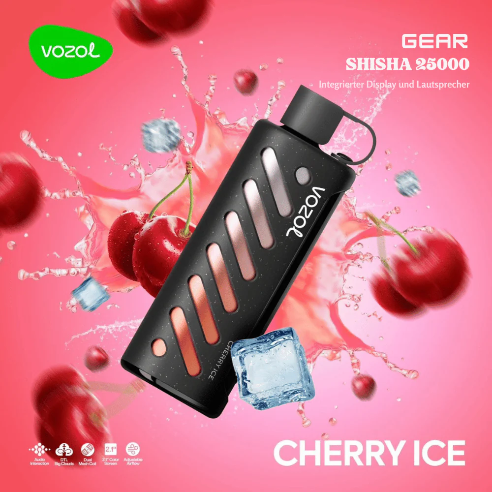 Kit jetable Vozol GEAR SHISHA 25000 Puffs