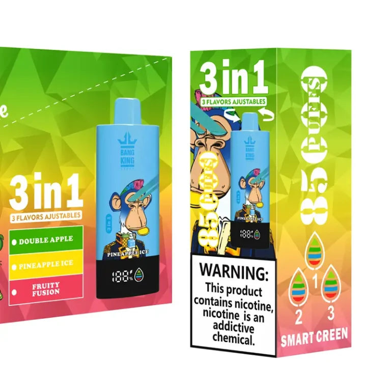 Kit jetable Bang King Triple 85K 3in1 (85000 Puffs)