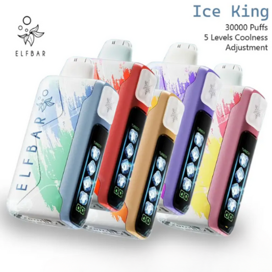Kit jetable rechargeable ELF Bar Ice King 30K (30000 Puffs)