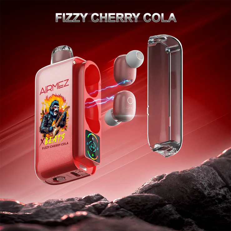 Kit jetable AiRMEZ Xbeats 40000 Puffs avec écouteurs TWS