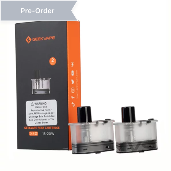 Geekvape Peak Pod Cartouches pour Peak Kit / Peak 2 Kit 4 ml (2 pièces/paquet)