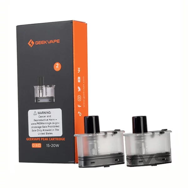 Geekvape Peak Pod Cartouches pour Peak Kit / Peak 2 Kit 4 ml (2 pièces/paquet)