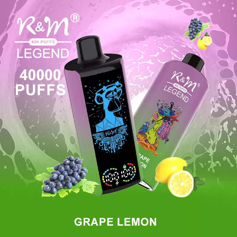Kit jetable rechargeable R&M LEGEND 40000 Puffs (10 pièces/paquet)