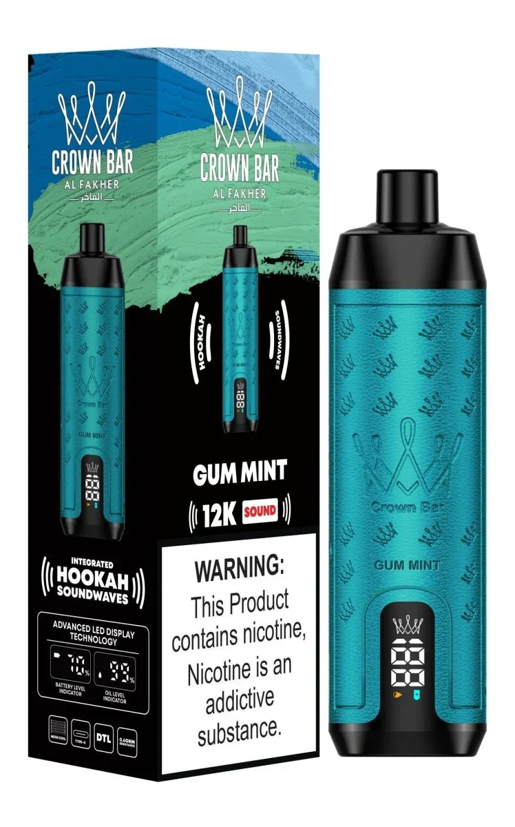 Kit jetable AL Fakher Crown Bar 12000 Bouffées Shisha Hookah