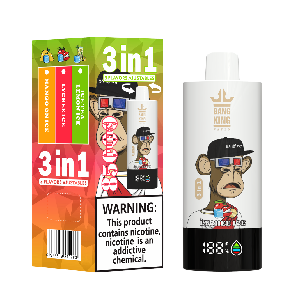 Kit jetable Bang King Triple 85K 3in1 (85000 Puffs)