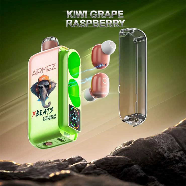 Kit jetable AiRMEZ Xbeats 40000 Puffs avec écouteurs TWS