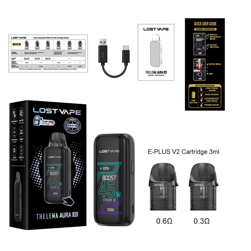 Kit Lost Vape Thelema Aura 45 Pod 45W