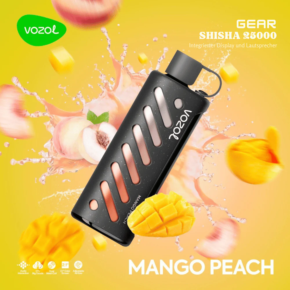 Kit jetable Vozol GEAR SHISHA 25000 Puffs