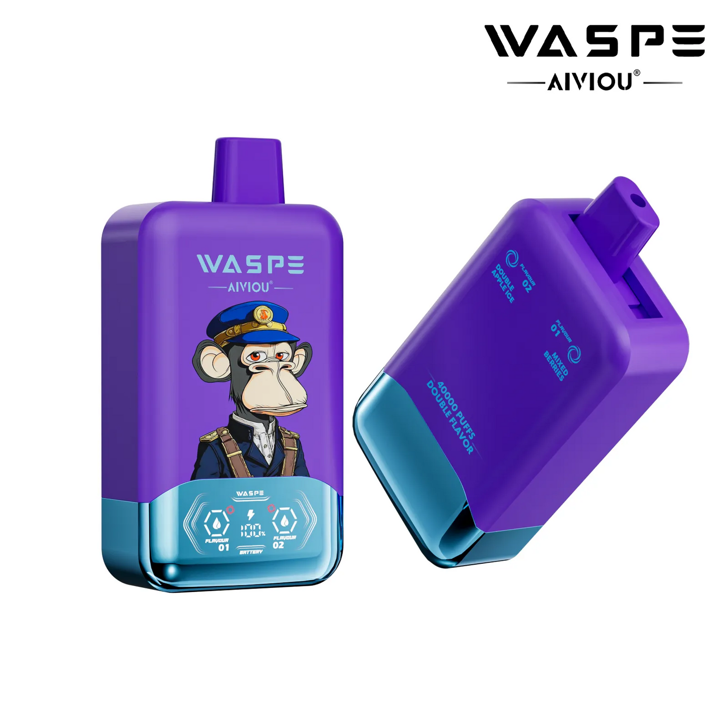 Kit jetable WASPE FIHP 40000 Puffs (Double Flavor)