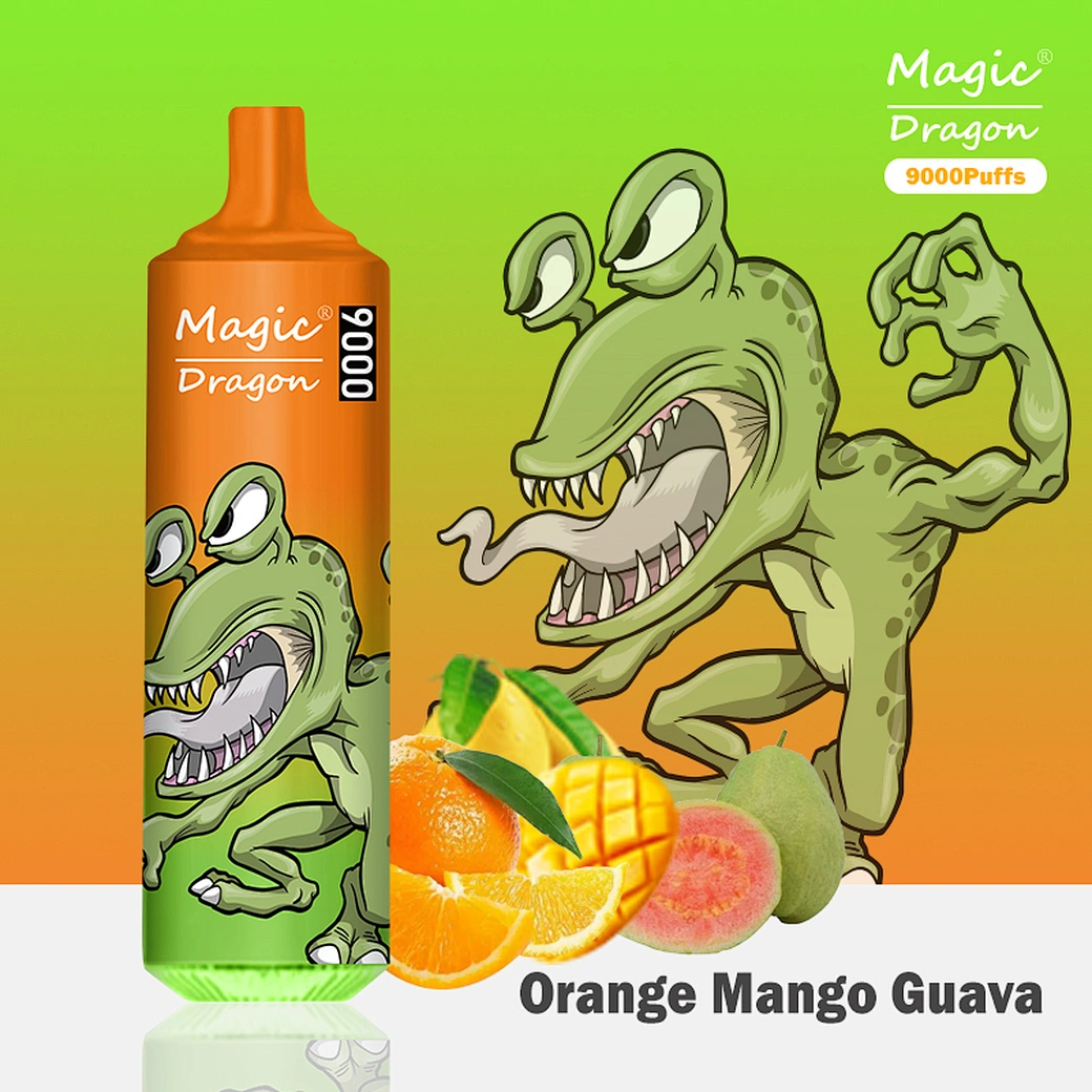 Kit jetable rechargeable Komodo Magic Dragon 9000 bouffées 18 ml (10 pièces/paquet)