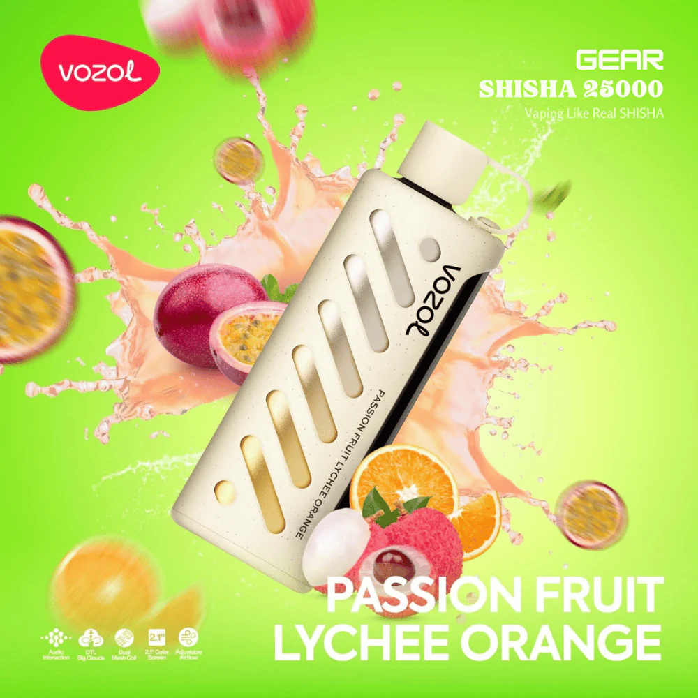 Kit jetable Vozol GEAR SHISHA 25000 Puffs