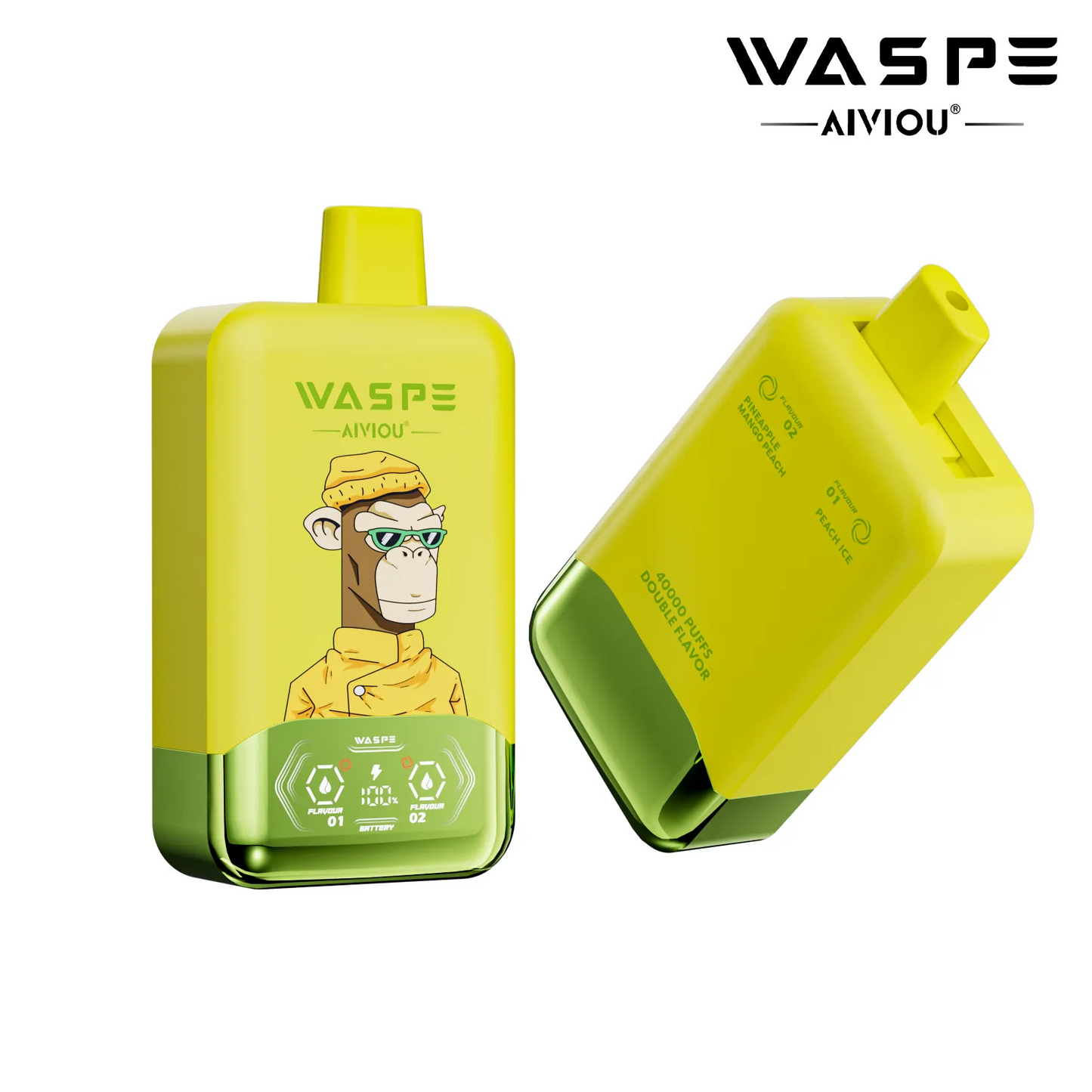 Kit jetable WASPE FIHP 40000 Puffs (Double Flavor)