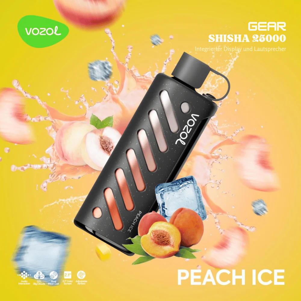 Kit jetable Vozol GEAR SHISHA 25000 Puffs