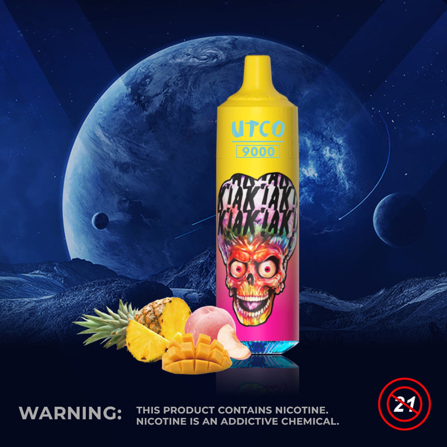 Kit UTCO Aliens 9000 Tornado puff cigarette électronique jetable 20mg
