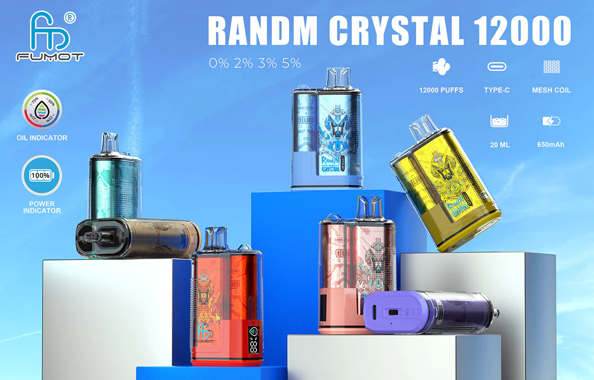 Kit jetable rechargeable Randm Crystal 12000 bouffées