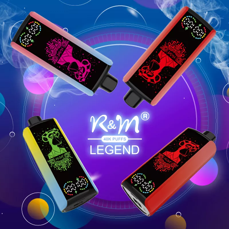 Kit jetable rechargeable R&M LEGEND 40000 Puffs (10 pièces/paquet)