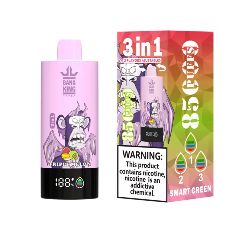 Kit jetable Bang King Triple 85K 3in1 (85000 Puffs)
