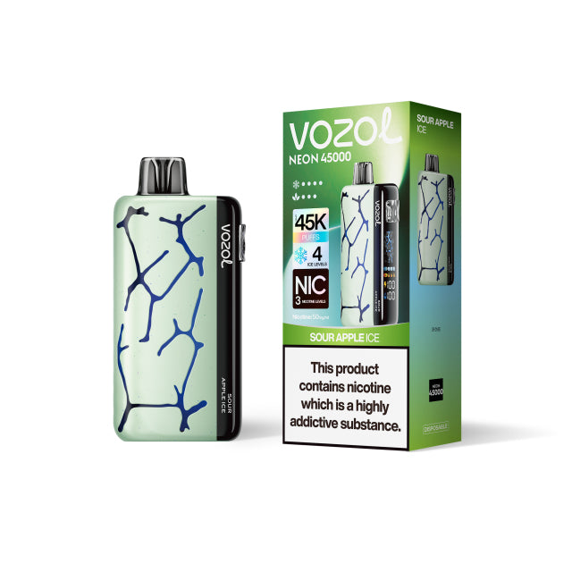 Kit jetable prérempli Vozol Neon 45000 Puffs 24 ml (45K Puffs)