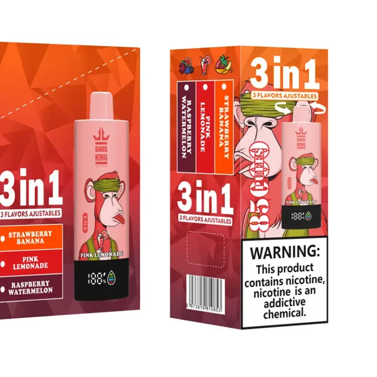 Kit jetable Bang King Triple 85K 3in1 (85000 Puffs)