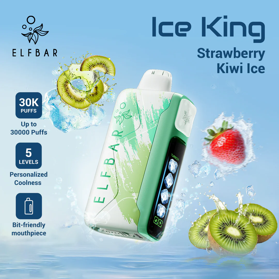 Kit jetable rechargeable ELF Bar Ice King 30K (30000 Puffs)