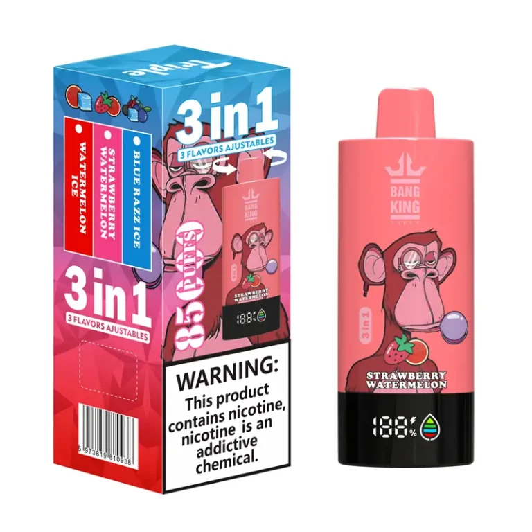 Kit jetable Bang King Triple 85K 3in1 (85000 Puffs)