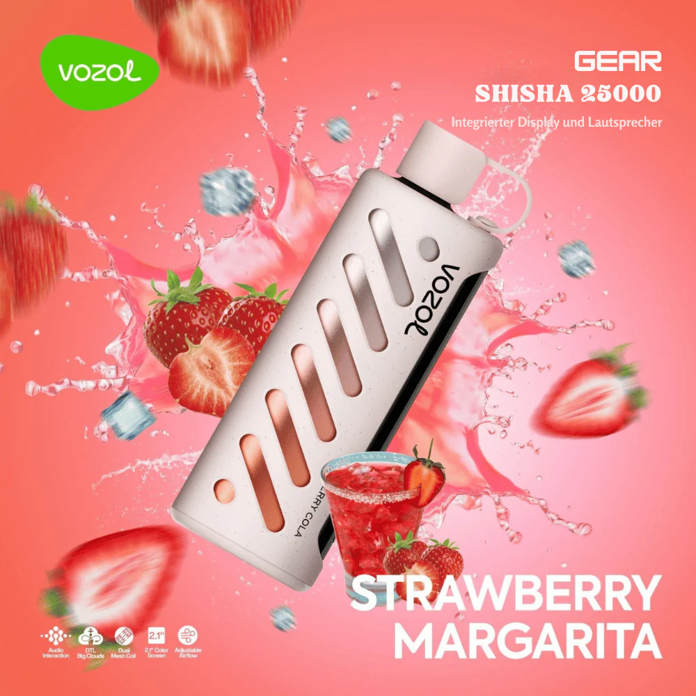 Kit jetable Vozol GEAR SHISHA 25000 Puffs