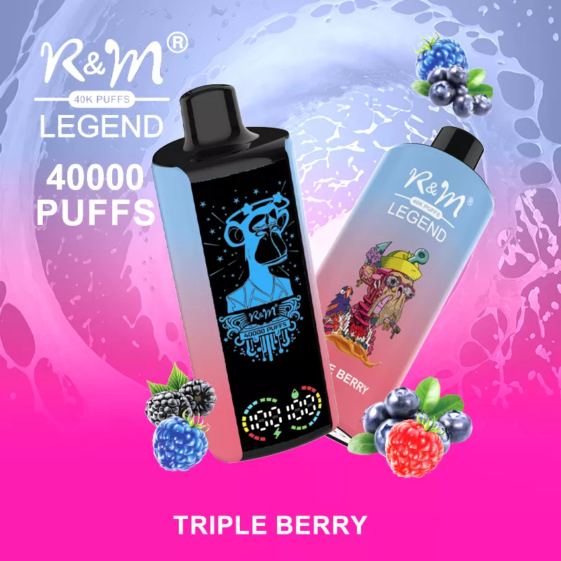 Kit jetable rechargeable R&M LEGEND 40000 Puffs (10 pièces/paquet)