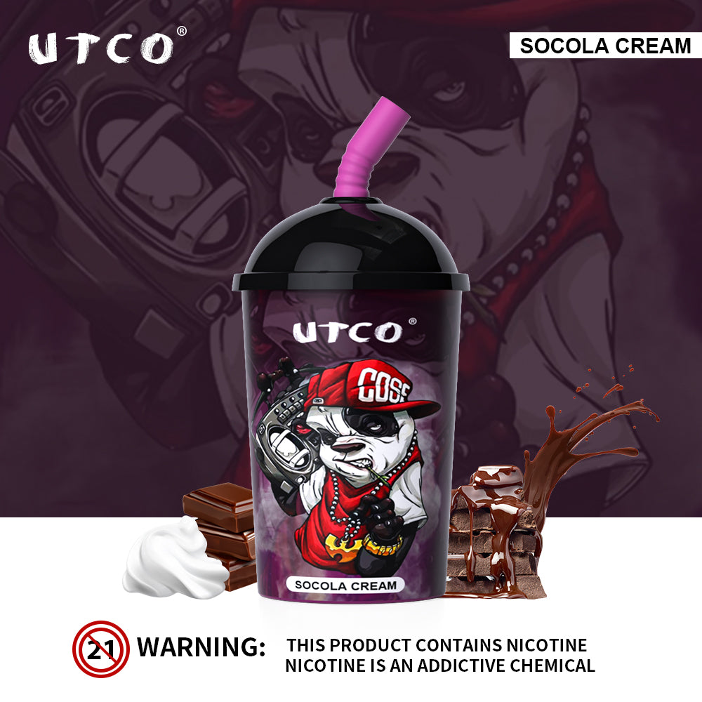 Kit UTCO Puff Panda 8000 puff cigarette électronique jetable rechargeable