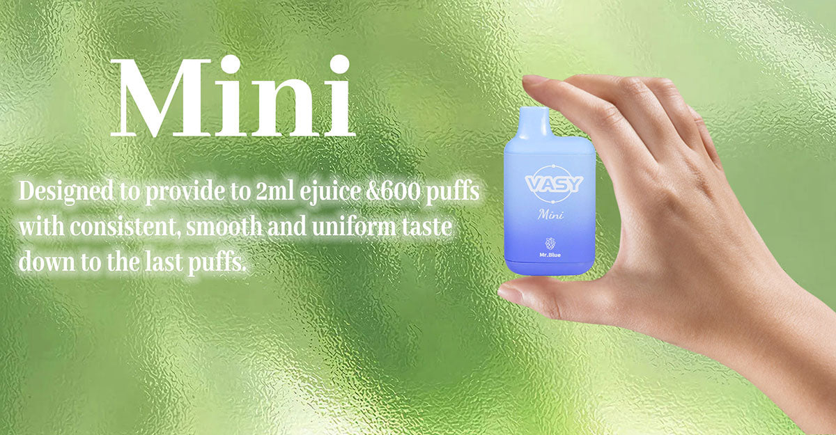 Kit VASY Mini 600 puff cigarette électronique jetable 20mg 10 pièces/paquet