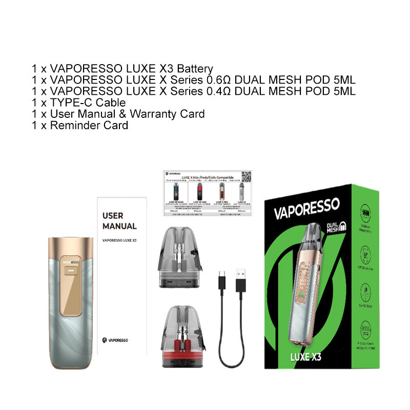 Kit Vaporesso LUXE X3 Pod 45W