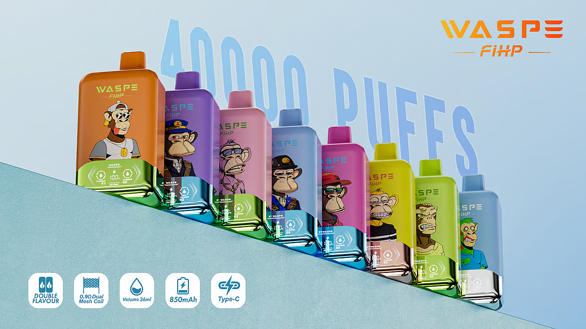 Kit jetable WASPE FIHP 40000 Puffs (Double Flavor)