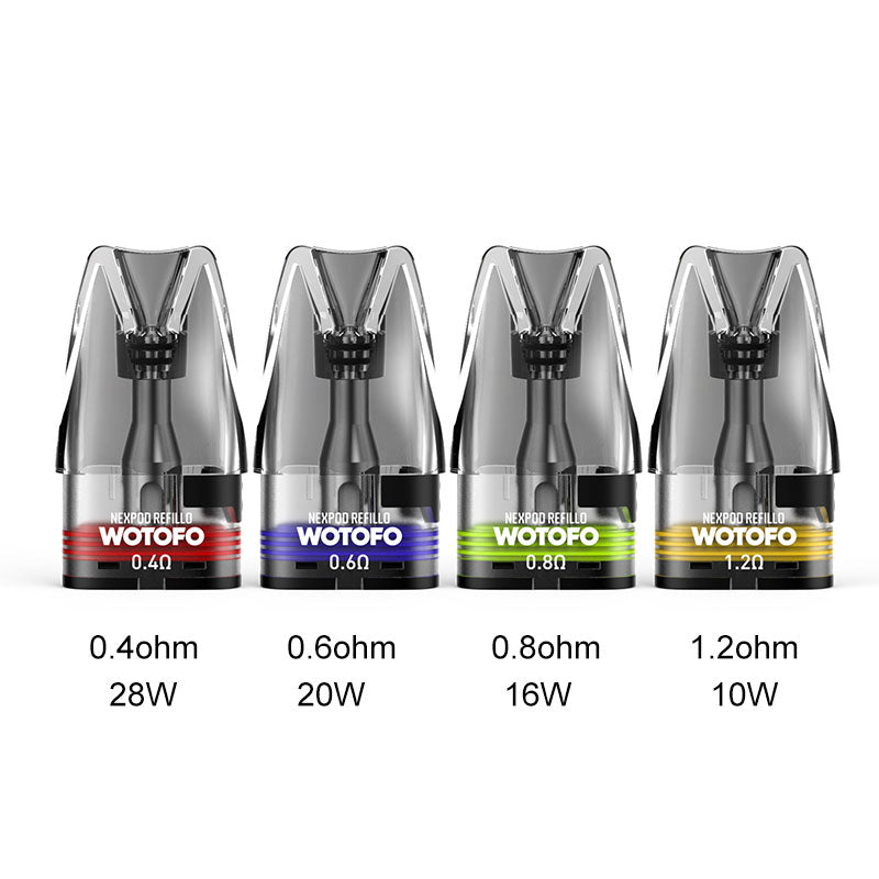 Cartouche de dosette Wotofo nexPOD Refillo 3ml(2 pièces/paquet)