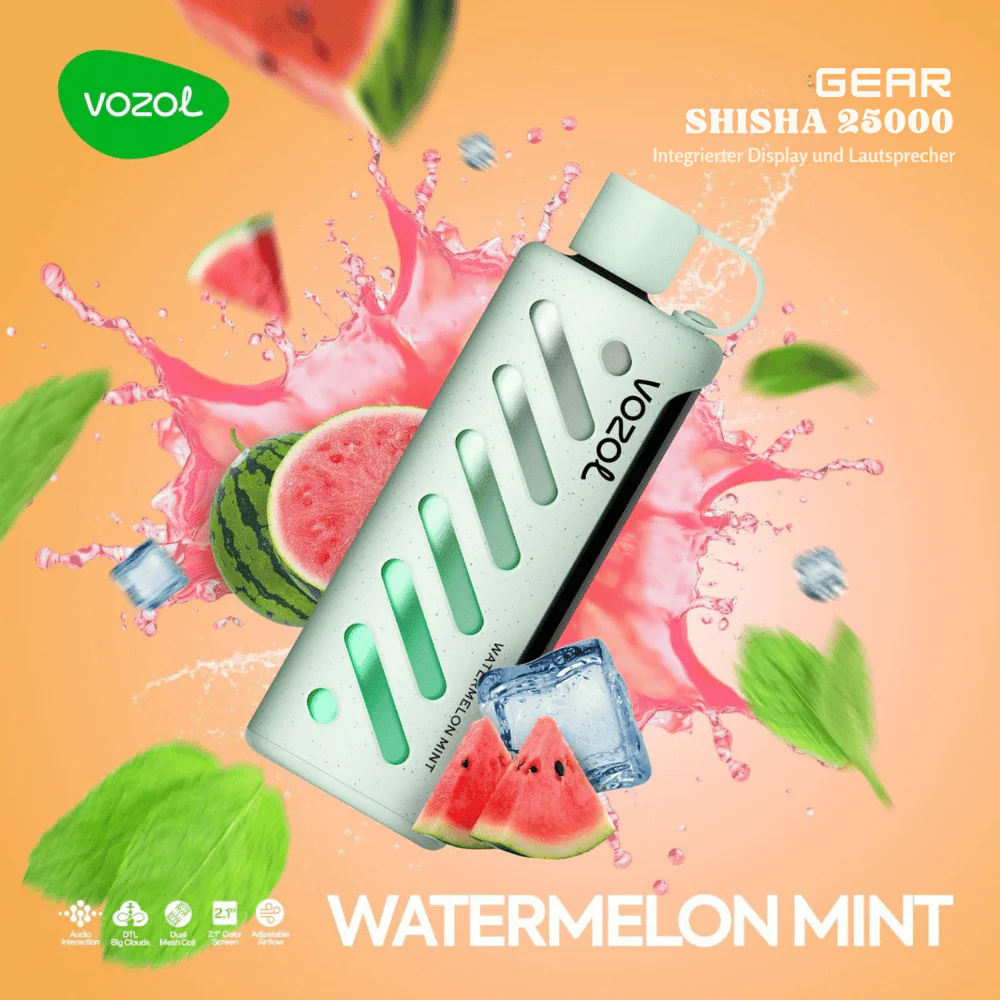 Kit jetable Vozol GEAR SHISHA 25000 Puffs