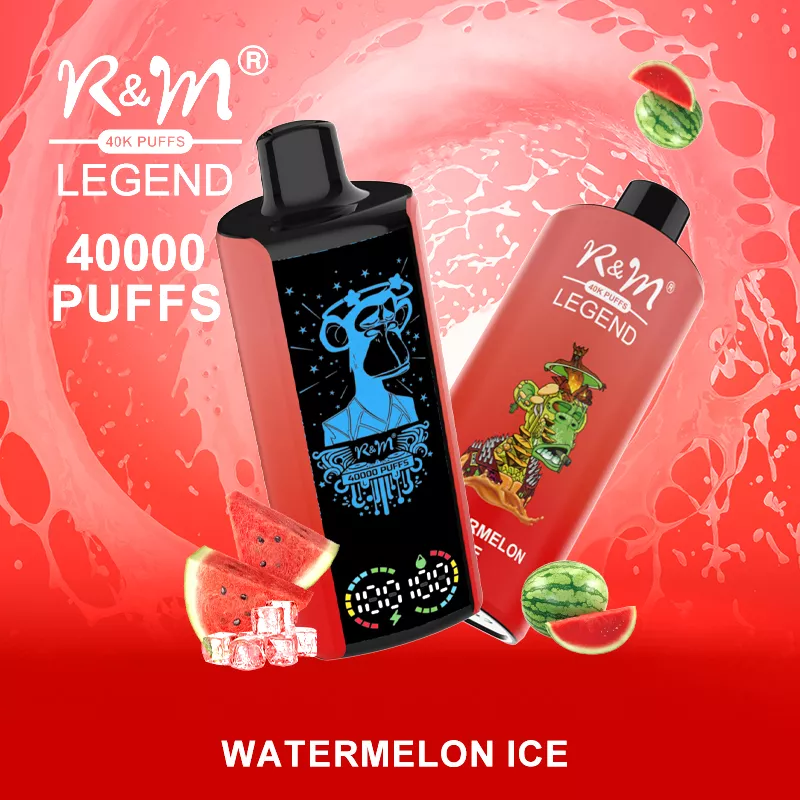 Kit jetable rechargeable R&M LEGEND 40000 Puffs (10 pièces/paquet)