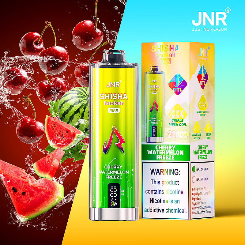 Kit jetable JNR Shisha Hookah Max 22000 Puffs DTL