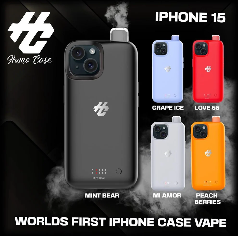 Kit jetable Humo Case iPhone 15 30K Puffs (30000 Puffs)