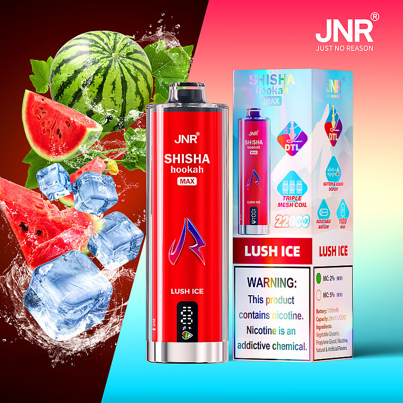 Kit jetable JNR Shisha Hookah Max 22000 Puffs DTL