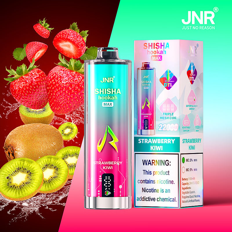 Kit jetable JNR Shisha Hookah Max 22000 Puffs DTL